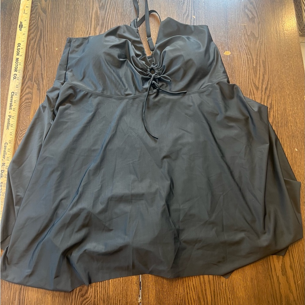 Hanna Nikole One Piece Black Swimsuit New with Tags Size 28W